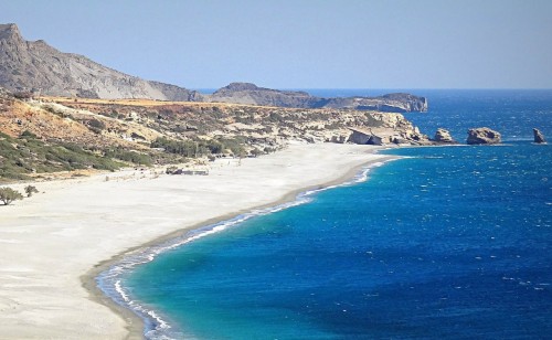 The magnificent beaches of Triopetra