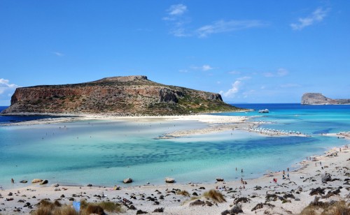 Balos Lagoon, the most famous beach in Crete
